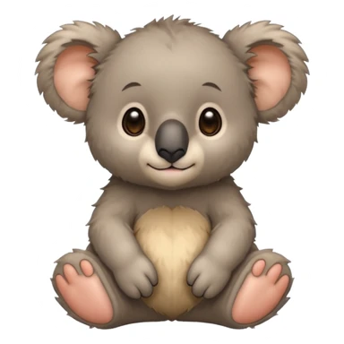 Baby koala bear with a lions main 🐨🦁 sticker