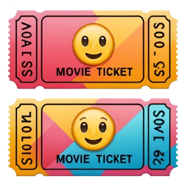 theatre movie ticket sticker