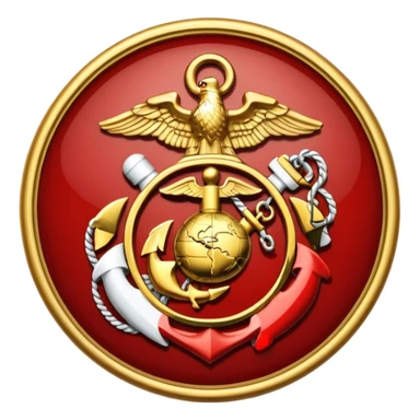 us marine eagle globe anchor sticker