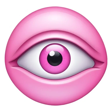 Create ￼ a eye but it’s pink sticker