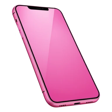 Create me a pink iPhone 17 pro image with the screen. png sticker