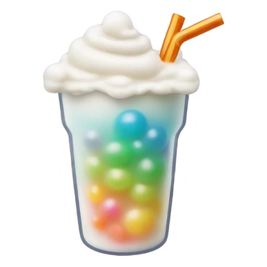 Boba coffe cup sticker