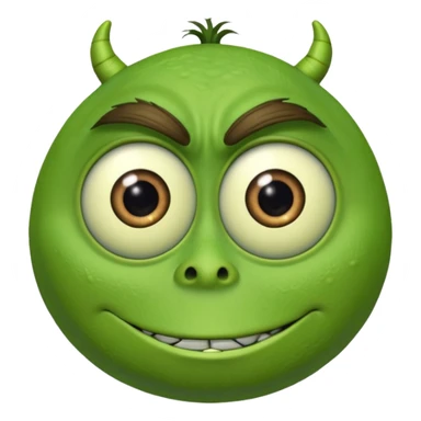 Mike Wazowski from the monsters inc movie sticker