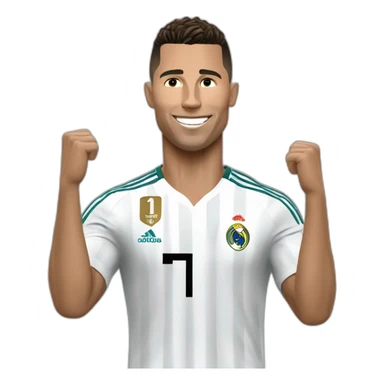 Ronaldo qui fait un suiiii sticker