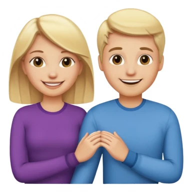 phone wallpaper with blonde couple as wallpaper sticker