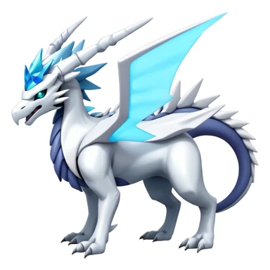 Cyber Suicune-Dialga-Kyurem-Reshiram-Creature, (full body) sticker