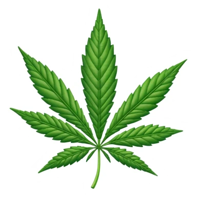 Hoja de la marihuana sticker