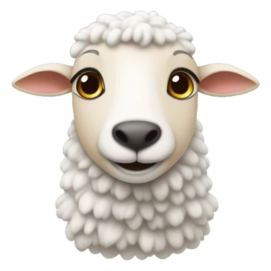 Ein Schaf mit Herzen  sticker