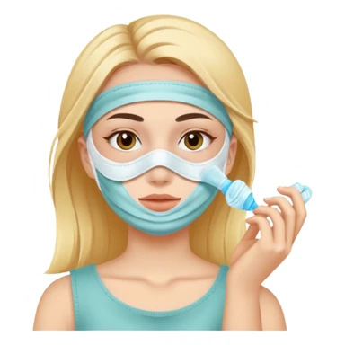 girl with self care sticker