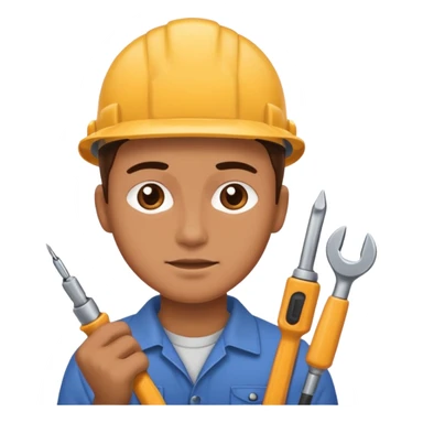 person Repairing a tool sticker