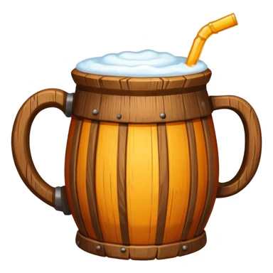 medieval colored drink in a mug sticker