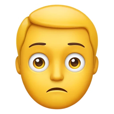 Skeptical unbelieving emoji sticker