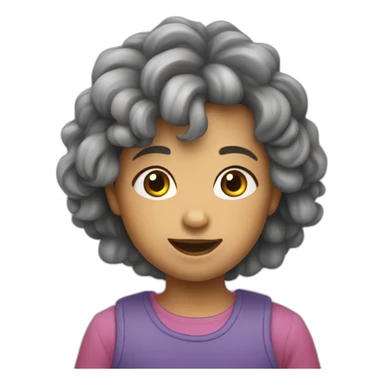 Chat-sur-enfant sticker