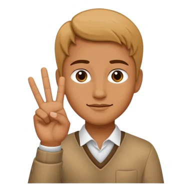 Yvl hand sign  sticker