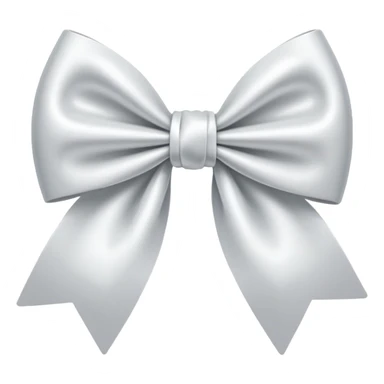 White Bowemoji sticker