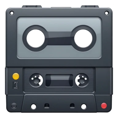 Realistic VHS tape sticker