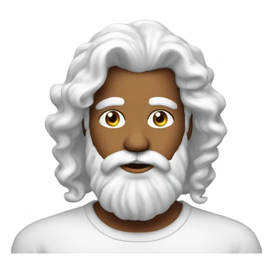Can you create a gay Santa emoji. His hair is long and Lucious and curled and so are his lashes. He has big pouty lips too sticker