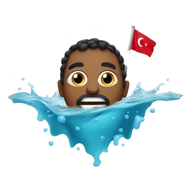 swimming in turkey sticker
