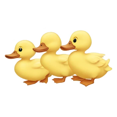 Ducklings sticker