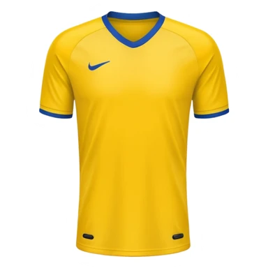 solid yellow plain soccer jersey sticker