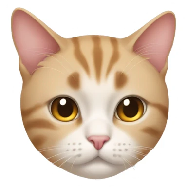 cat with pout and ྀིྀི  sticker