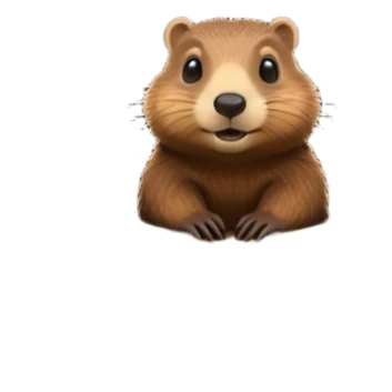 groundhog burrow sticker
