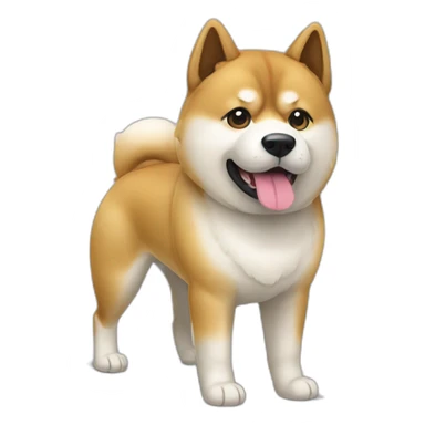 akita inu sticker