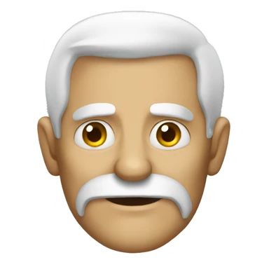 evil old man sticker