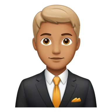 A ceo elegant man sticker