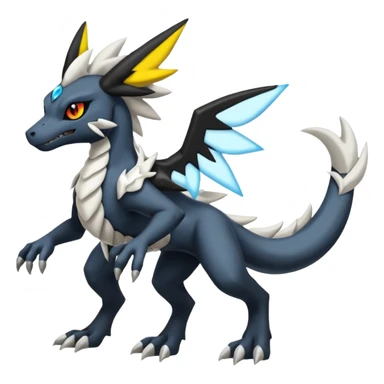 Salandit-Zekrom-Reshiram-Umbreon-Silvally-fusion (full body) sticker