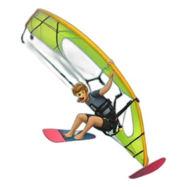 Kitesurfing sticker