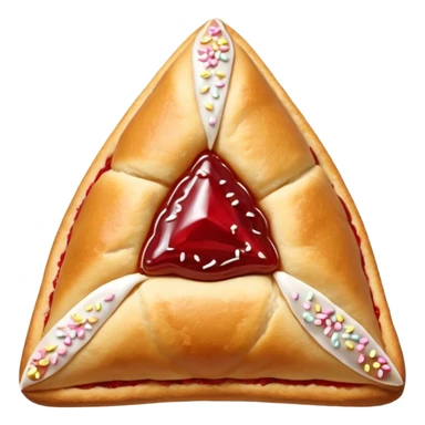 red jam hamantaschen sticker