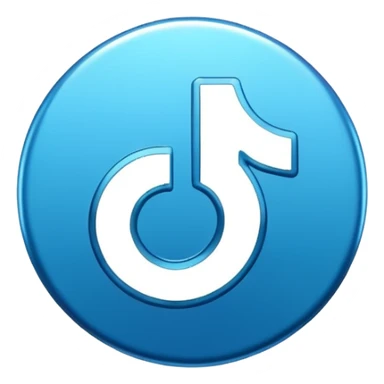 Badge Bleu vérifié tiktok sticker