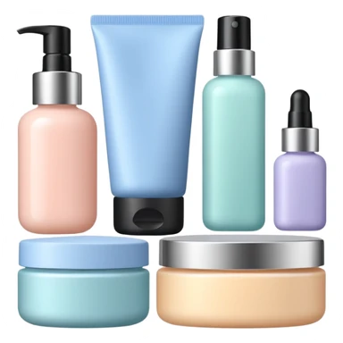 puedes crear un sticker de products de skin care que se vena aesthetic sticker