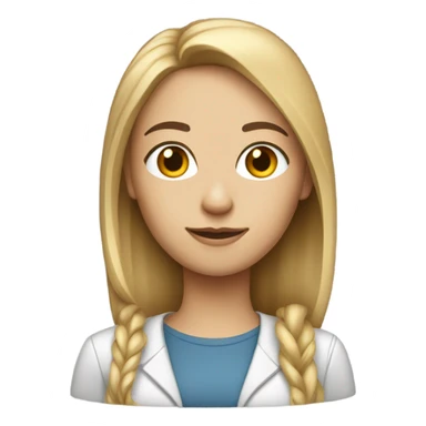 Computer science woman lighter skin and straight hair sticker