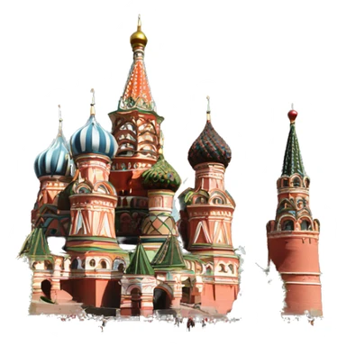 Red square Moscow  sticker