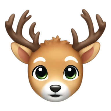 👍🏻meo-chibi-deer-antlers sticker