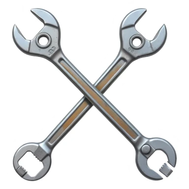 make me a retro-style wrench just one  sticker
