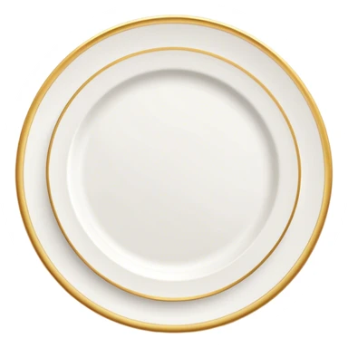 luxury plate with elegant tableware, stylish and sophisticated, like high-end restaurant vibe sticker