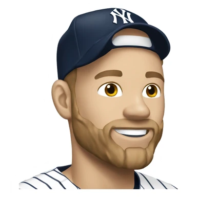 White man with New York Yankees  sticker