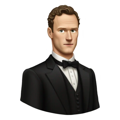 Jonathan Toews in black tuxedo; Renaissance art style sticker