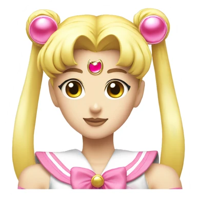 Sailor moon pink sticker