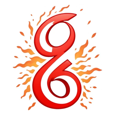 Bold red number 1000000 with energetic double underlines like the 100 emoji, vibrant and dynamic design conveying extreme approval and excitement sticker