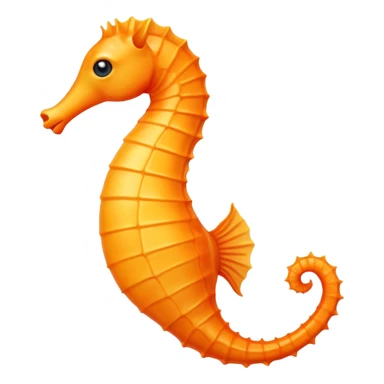 A seahorse emoji sticker
