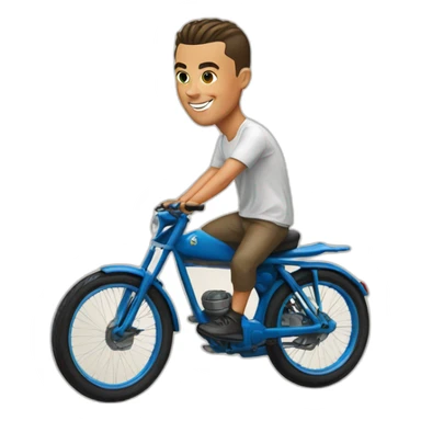 Ronaldo sur un sanglier sticker