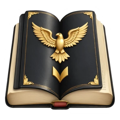 open holy Bible sticker