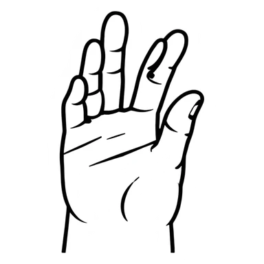 movie director hand frame gesture, film framing sticker