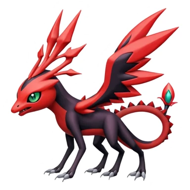 Meloetta-Nargacuga-Scizor-Yveltal-Pokémon-Fakémon-creature sticker