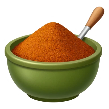 bowl of Italian seasoning, simple, clear sticker