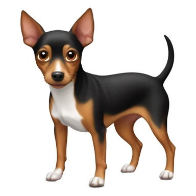red miniature pinscher rat terrier mix sticker